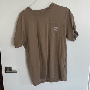 Light brown Carhartt t shirt